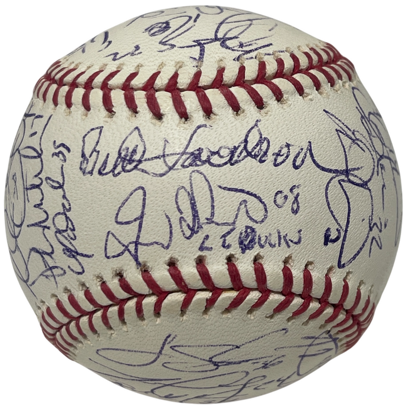 2008 Long Island Ducks Team Signed Autographed ROMLB Baseball LSCM COA