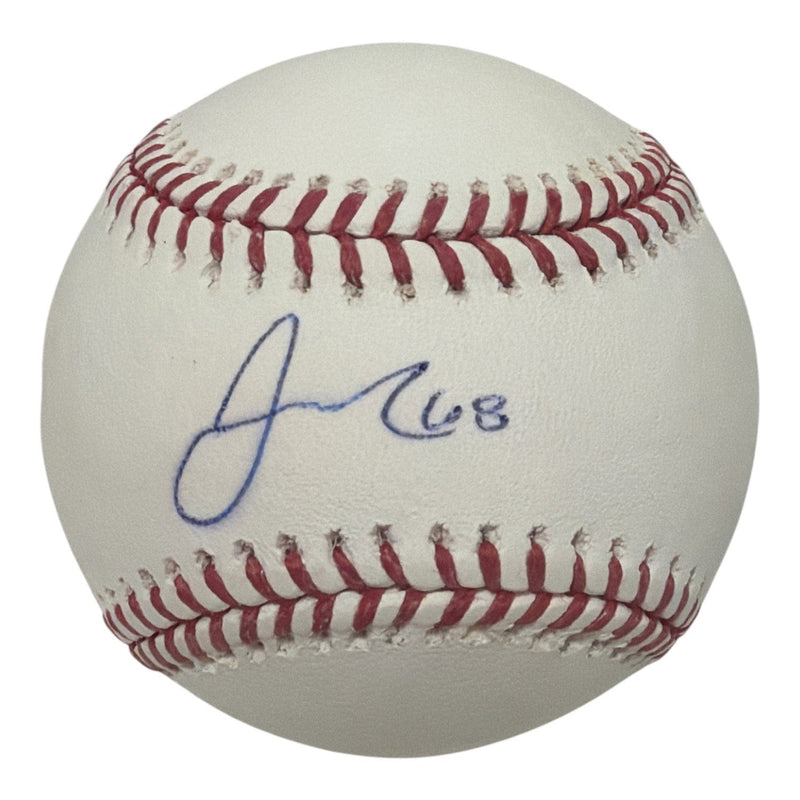 Jeff McNeil Signed Autographed ROMLB Baseball JSA COA Mets Oakland Athletics