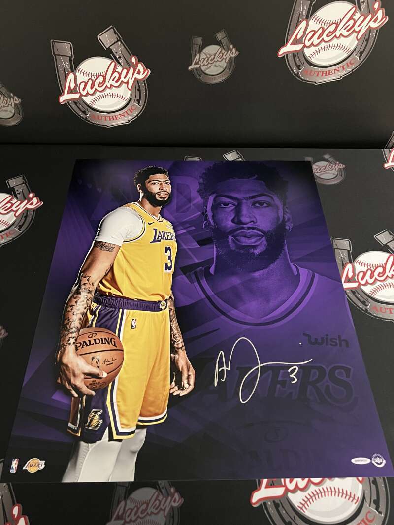 Anthony Davis Signed 20x24 Photo And So It Begins Upper Deck UDA COA Lakers
