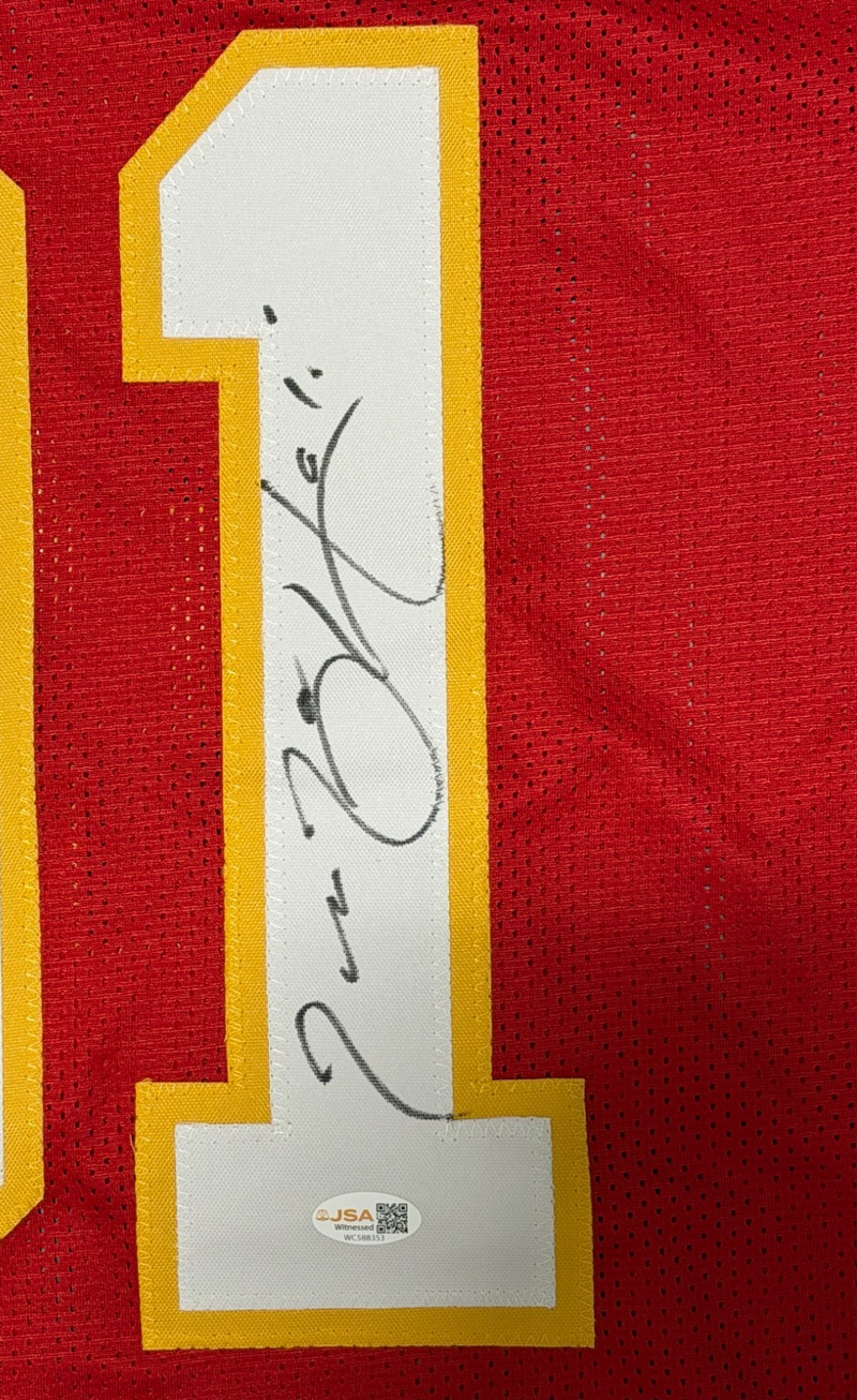 Tamba Hali Signed Autographed Kansas City Chiefs Custom Jersey JSA Witness COA