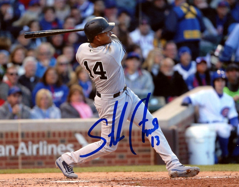 Starlin Castro Signed Autographed New York Yankees 8x10 Photo LSCM COA #1