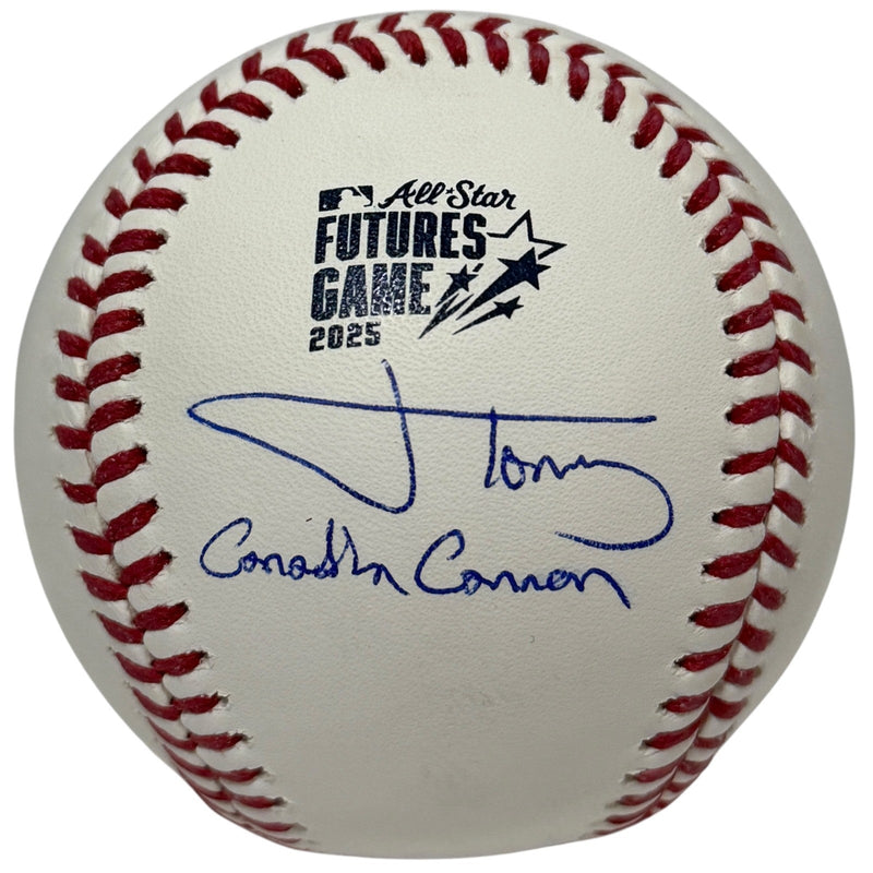 Jonah Tong Signed 25 All Star Futures Game Baseball w/ Canadian Cannon JSA W COA