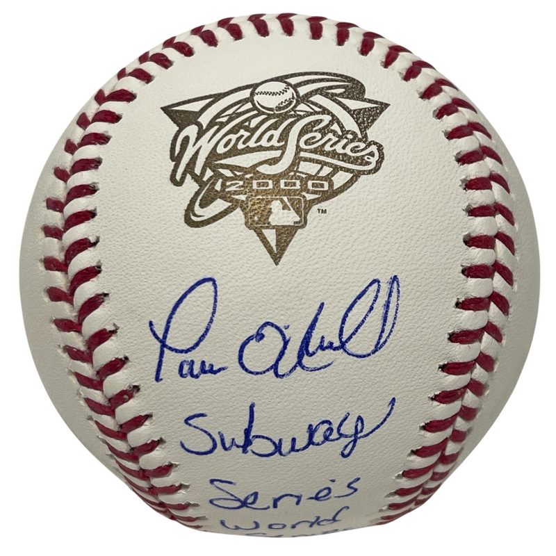 Paul O'Neill Signed 2000 WS ROMLB Baseball w/ Subway Beckett BAS COA A