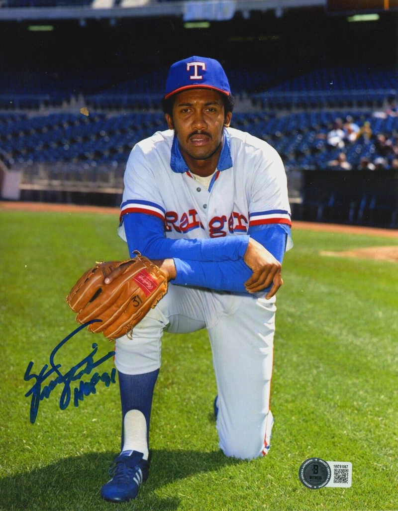 Fergie Jenkins Signed Chicago Cubs 8x10 Photo w/ HOF 91 Beckett Wit BAS COA