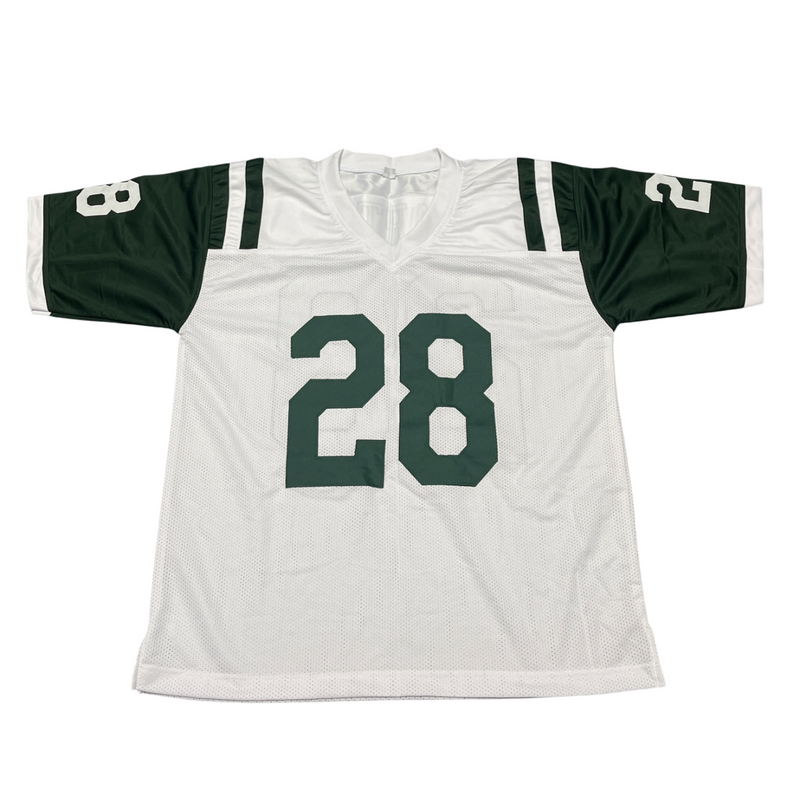 Curtis Martin Signed Autographed New York Jets Custom White Jersey PSA COA