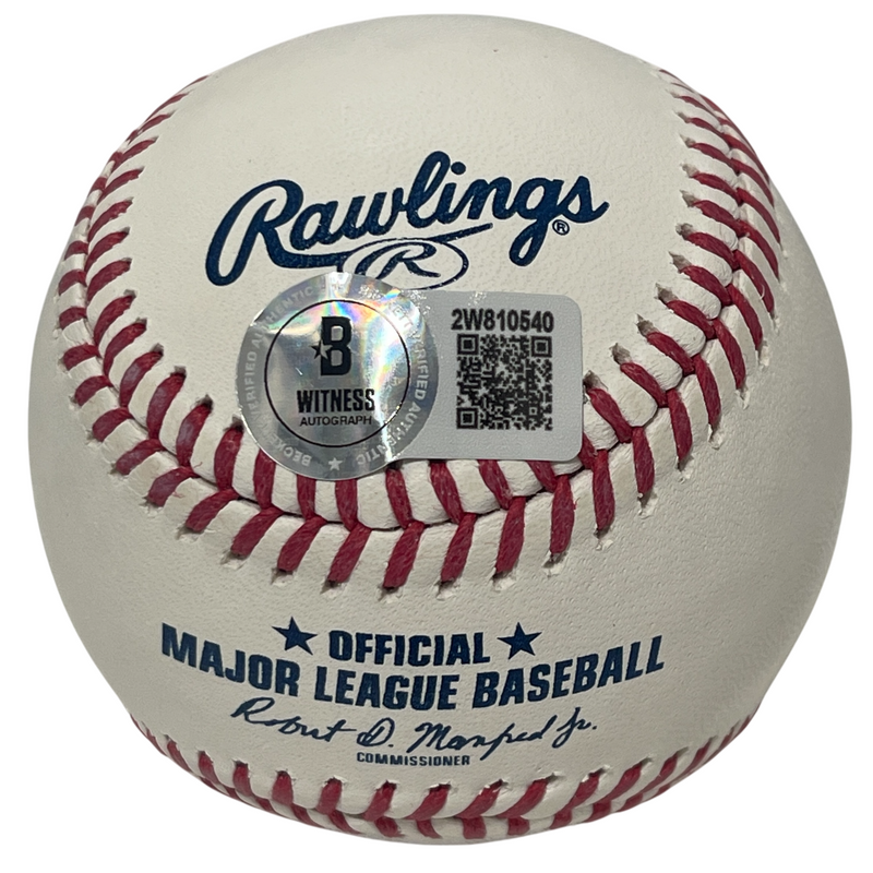 Sam McDowell Signed ROMLB Baseball w/ 6x AS Beckett Witness BAS COA