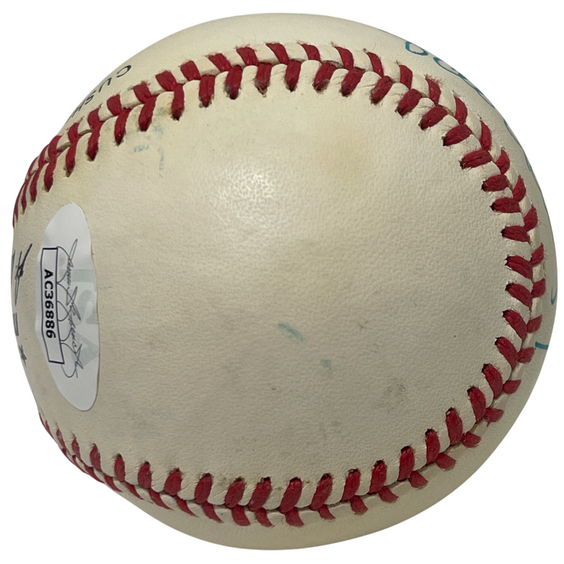 Fernando Valenzuela Signed Rawlings National League Baseball Dodgers JSA COA C