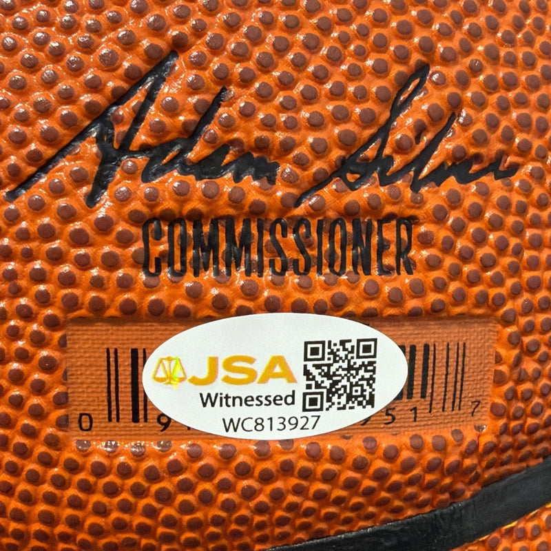 Latrell Sprewell Signed Wilson NBA Basketball w/ 4x All Star JSA Witness COA