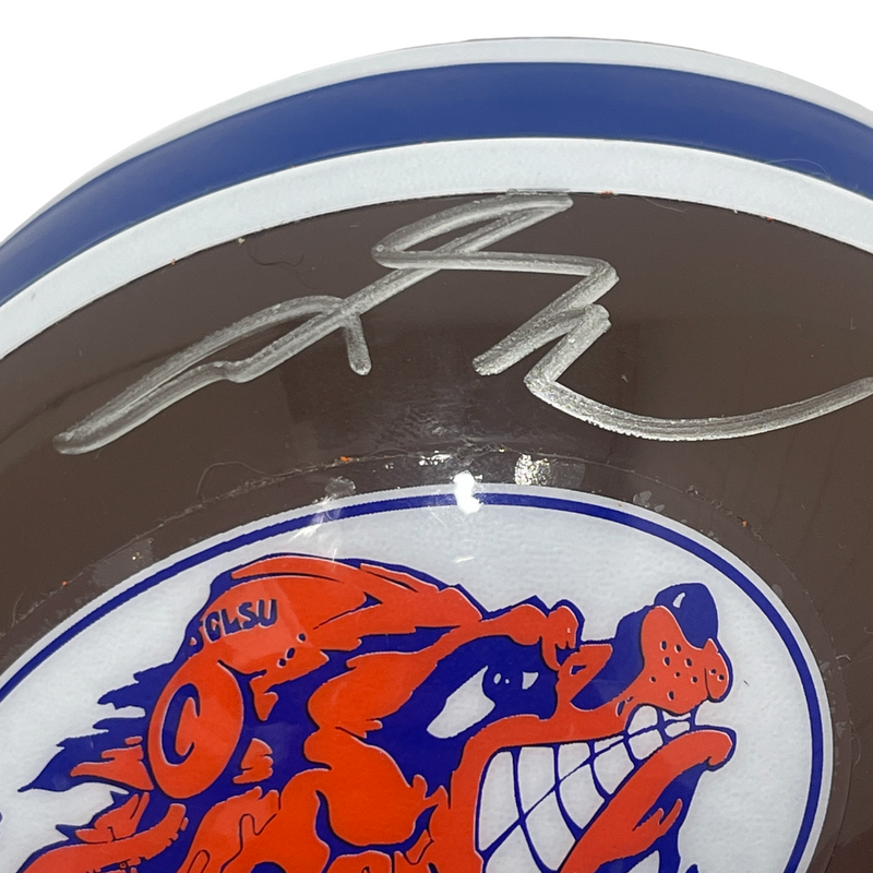 Adam Sandler Signed Autographed Waterboy Mud Dogs Mini Helmet JSA COA