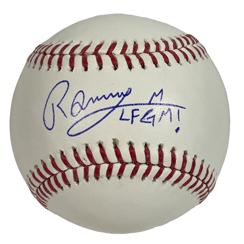 Ronny Mauricio Signed Autographed ROMLB Baseball w/ LFGM! JSA COA Mets