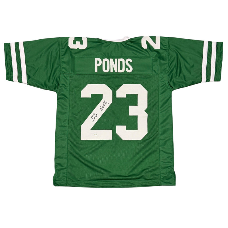 D'Angelo Ponds Signed Autographed New York Jets Custom Jersey JSA Witness COA