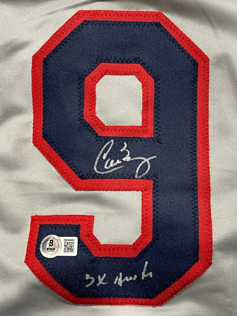 Carlos Baerga Signed Cleveland Custom Jersey w/ 3x All Star Beckett Wit BAS COA