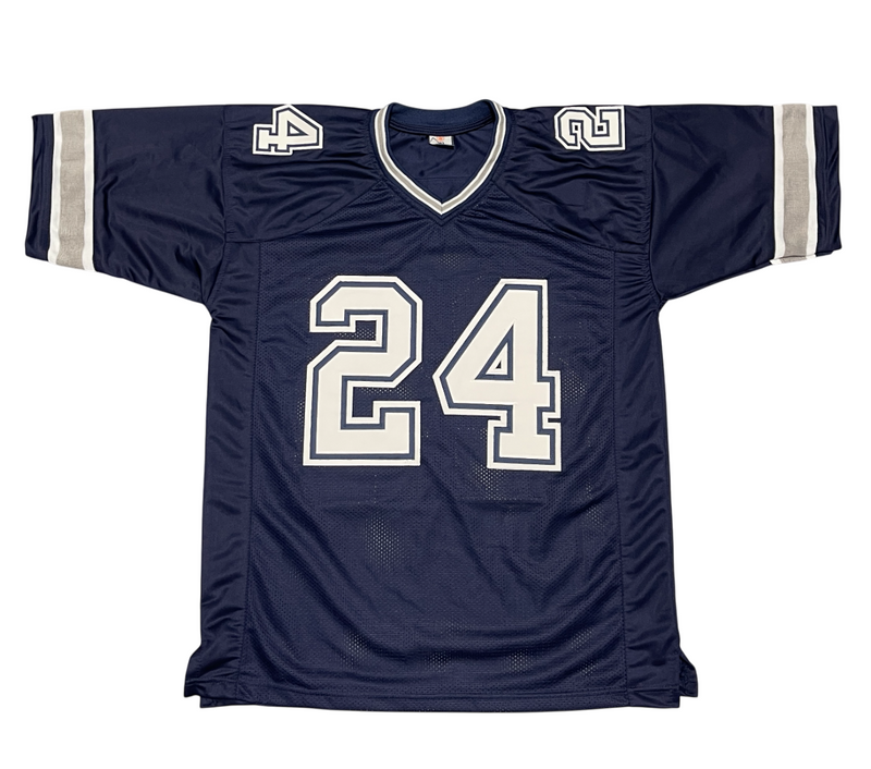 Larry Brown Signed Dallas Cowboys Custom Jersey w SB XXX MVP Beckett Wit BAS COA