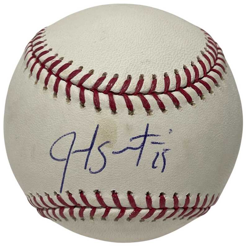 Jarrod Saltalamacchia Signed Autographed ROMLB Baseball Boston Red Sox LSCM COA