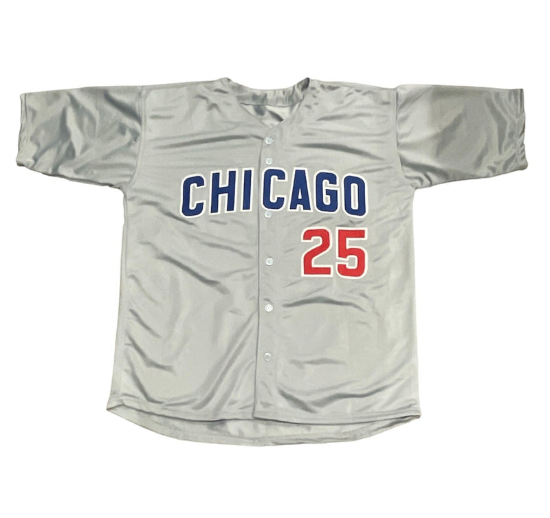 Derrek Lee Signed Chicago Cubs Custom Jersey Beckett Witness BAS COA