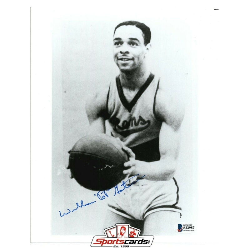William Pop Gates Signed 8x10 Photo BAS Beckett Auto New York Rens