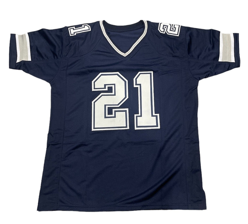 Ezekiel Elliott Signed Dallas Cowboys Custom Jersey Beckett Witness BAS COA