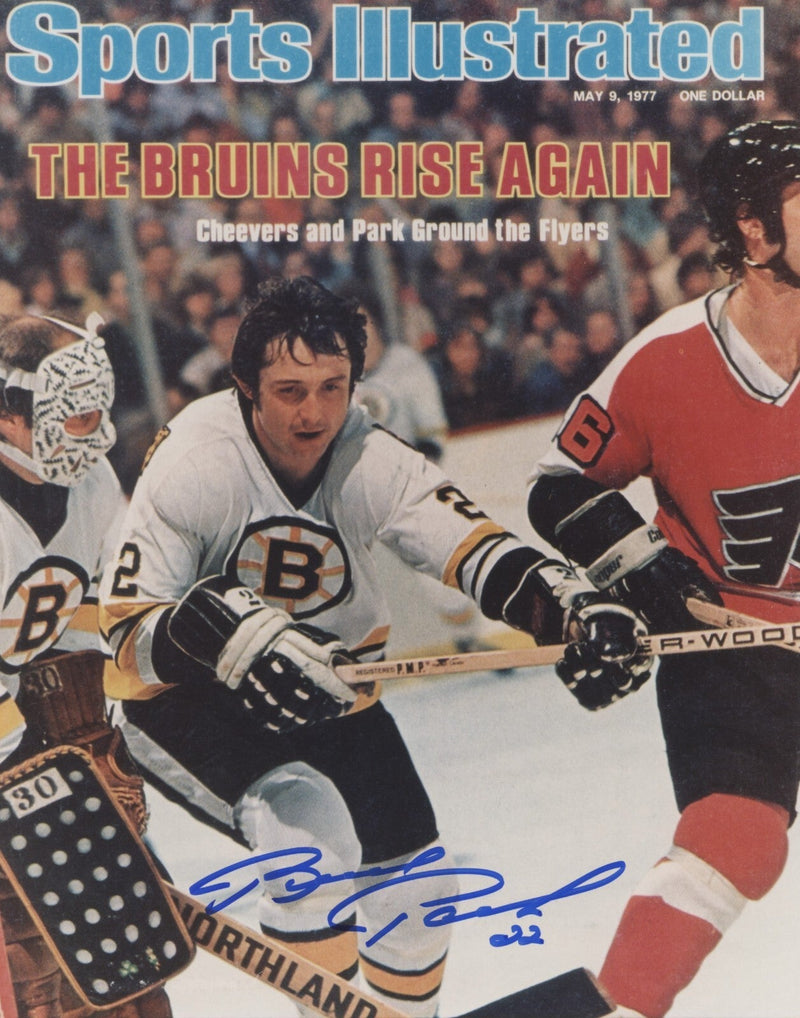 Brad Park Signed Boston Bruins 8x10 Sports Illustrated Photo LSCM COA