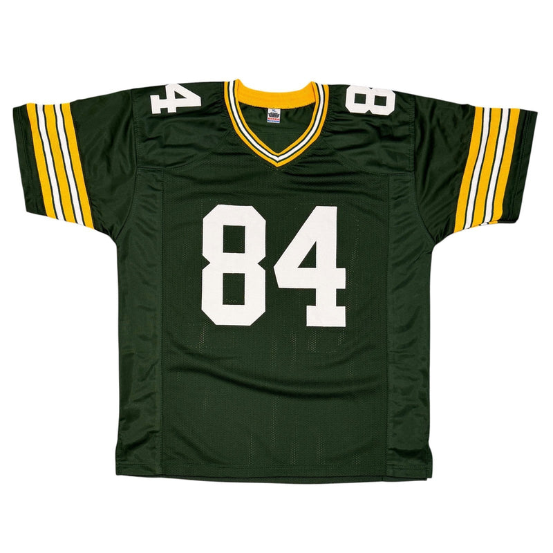 Andre Rison Signed Packers Custom Jersey w/ SB XXXI Champ JSA Witness COA