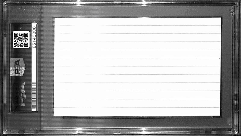 John Wooden Autographed/Signed Cut 3x5 Index Card UCLA PSA/DNA 187358