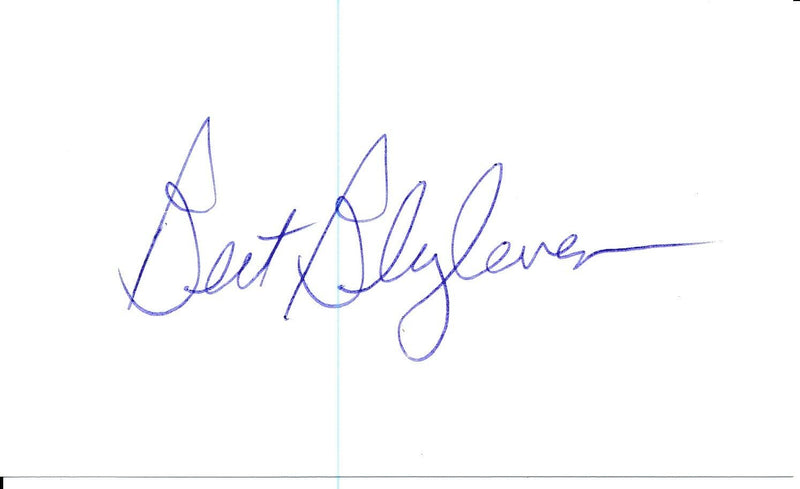 Bert Blyleven HOF Minnesota Twins Signed/Autographed 3x5 Index Card 163939