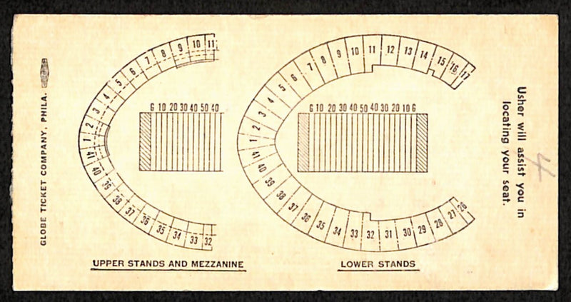 November 8, 1958 Navy vs. Maryland Crab Classic Football Game Ticket Stub 190216