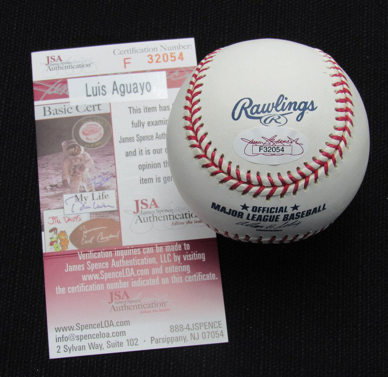 Luis  Aguayo Signed/Auto Yankees 100th OML Baseball JSA 186917