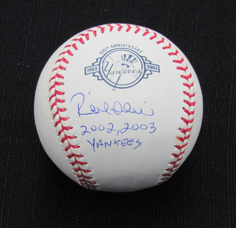 Raul Mondesi Signed/Auto Yankees 100th OML Baseball JSA  186732