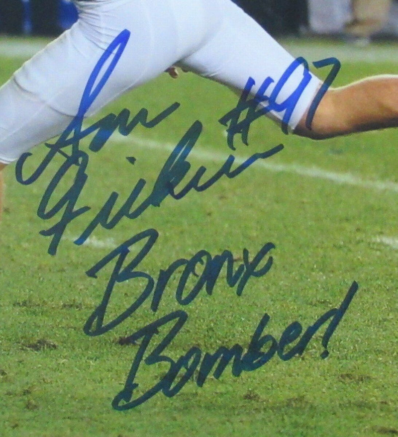 Sam Ficken Penn State PSU Pinstripe Bowl  Signed/Auto  11x14 Photo JSA 145877