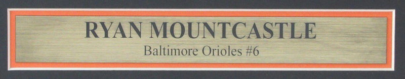 Ryan Mountcastle Autographed 11x14 Photo Orioles Framed Beckett 180809