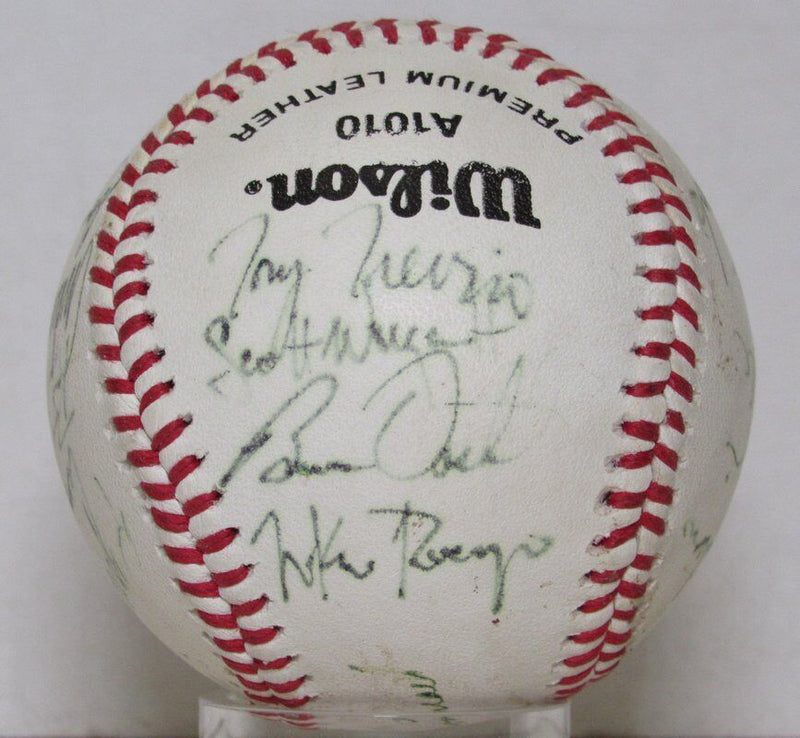 1991 Team Autographed by 23 Players Rawlings OEL Baseball Reading Phillies