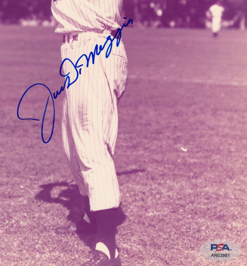 Joe DiMaggio HOF Signed/Autographed 8x10 Photo New York Yankees PSA/DNA 191864
