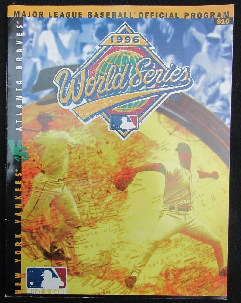 1996 World Series Official Game Program New York Yankees vs. Atlanta Braves