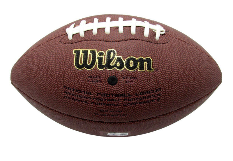 Terrell Suggs Autographed Wilson NFL Football Baltimore Ravens Beckett