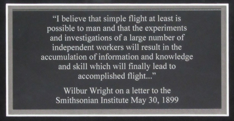 Orville Wright Signed/Autographed Bank Check with Photos Framed PSA/DNA 192193
