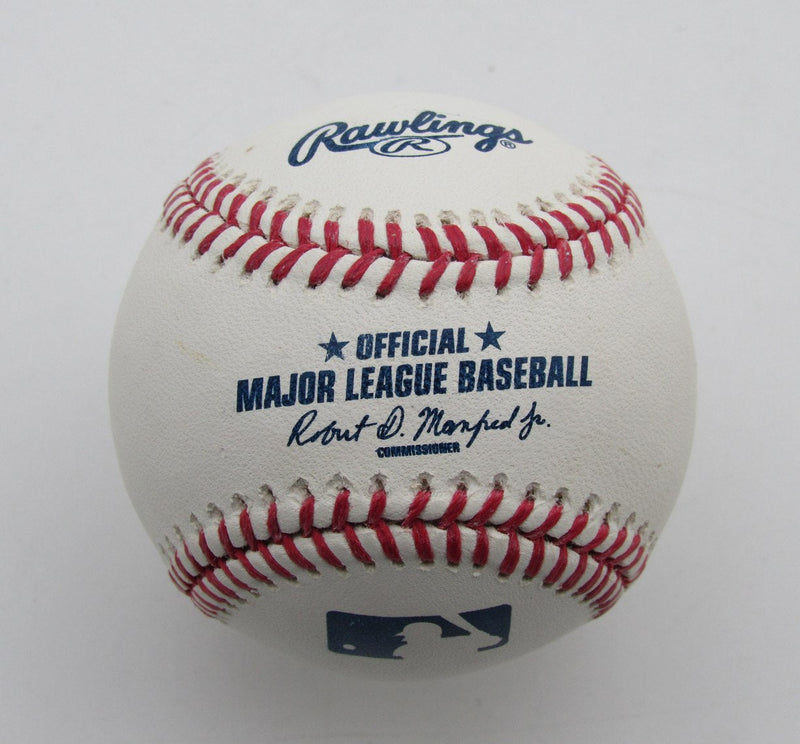 Greg Allen Autographed OML Baseball Cleveland Indians 180078