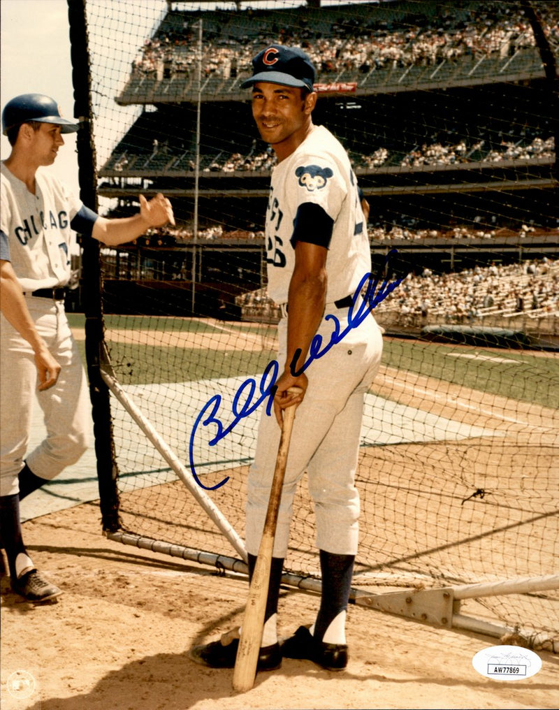 Billy Williams HOF Signed/Autographed 8x10 Photo Chicago Cubs JSA 191075