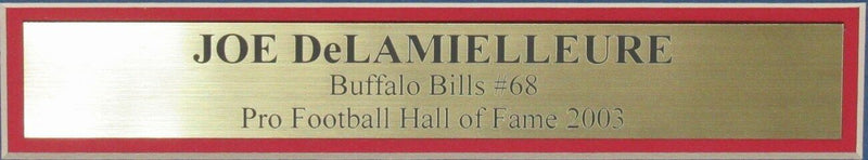 Joe DeLamielleure HOF Buffalo Bills Signed/Inscr 8x10 Photo Framed JSA 161511