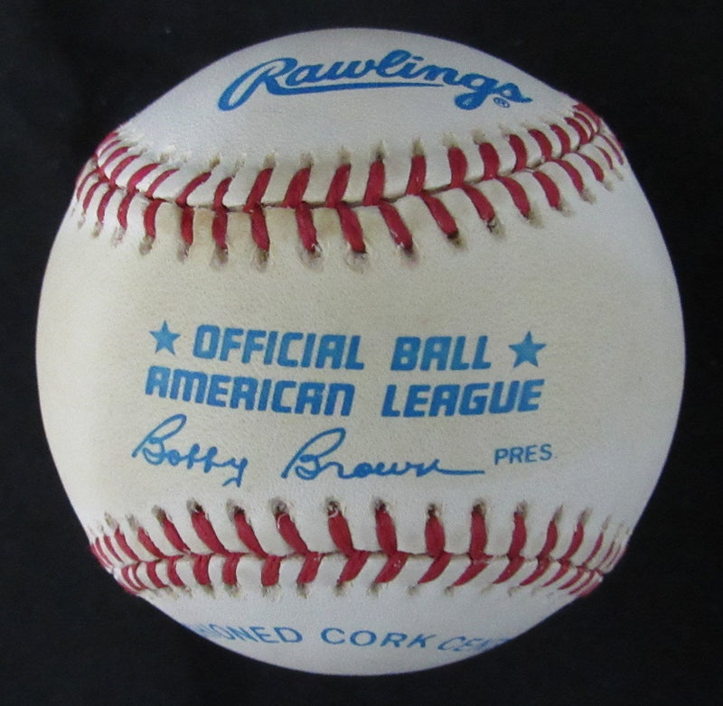 Jim Mann Autographed OML Baseball Houston Astros 179492