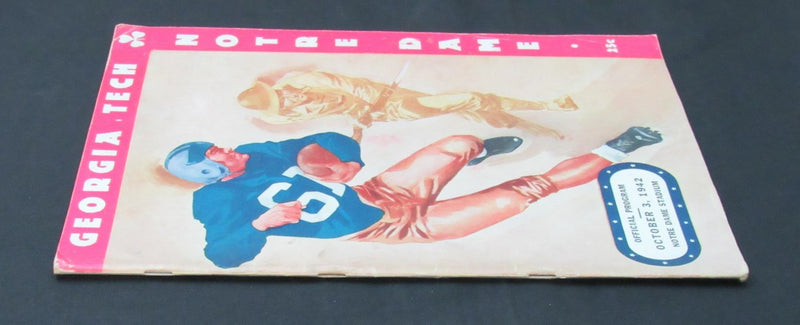 10/3/1942 Georgia Tech vs. Notre Dame College Program 186033