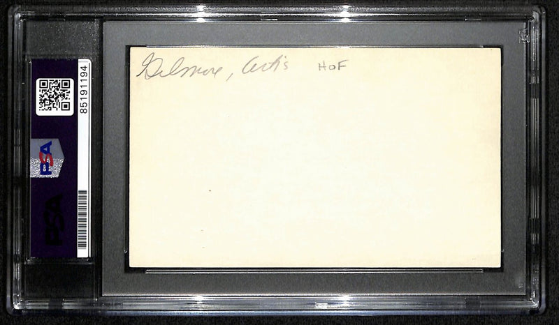 Artis Gilmore HOF Signed/Inscribed 3x5 Index Card Rookie Year PSA/DNA 188546