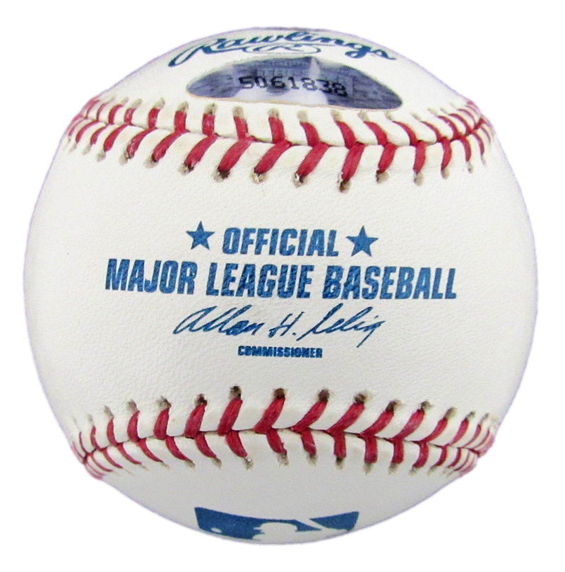 Herb Score Signed/Inscr "ROY 55" OML Baseball Cleveland Indians TriStar 192321
