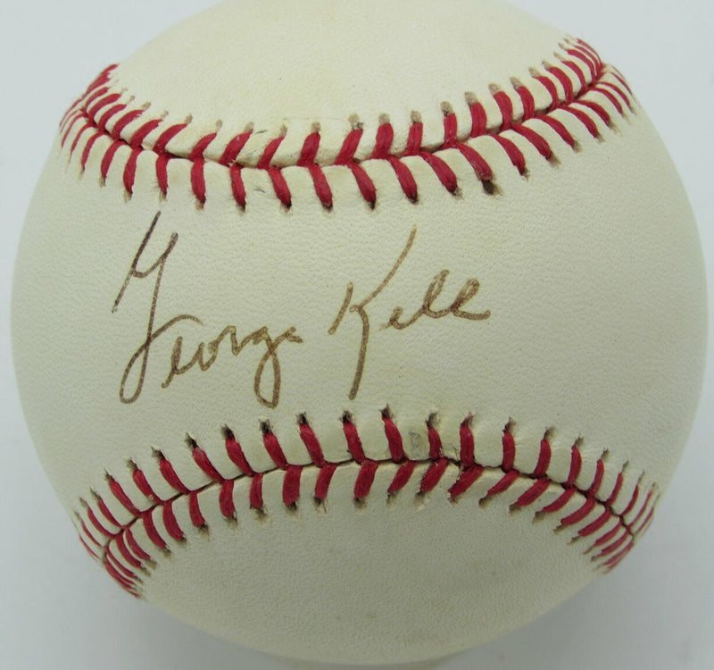 George Kell HOF Detrot Tigers d.2009 Signed/Autographed OAL Baseball 163009