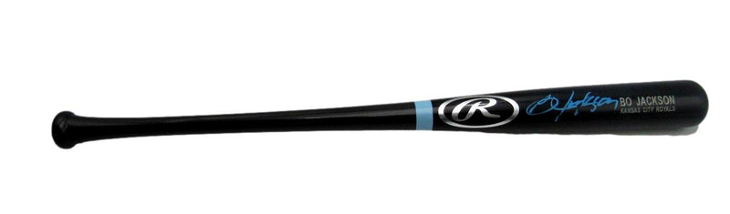 Bo Jackson Signed/Auto Rawlings Baseball Bat Kansas City Royals Beckett 190493