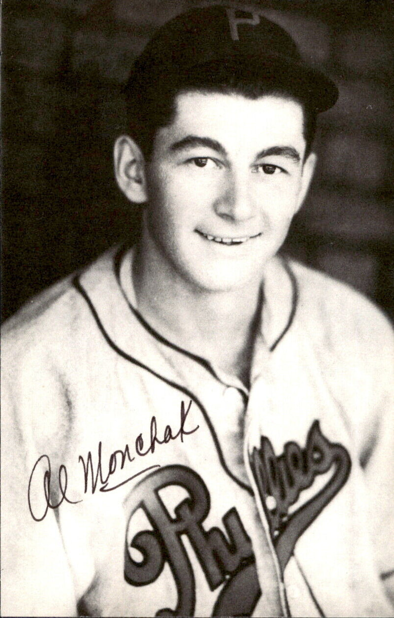 Alex Monchak Phillies Signed/Autographed 3x5  Photo 178645