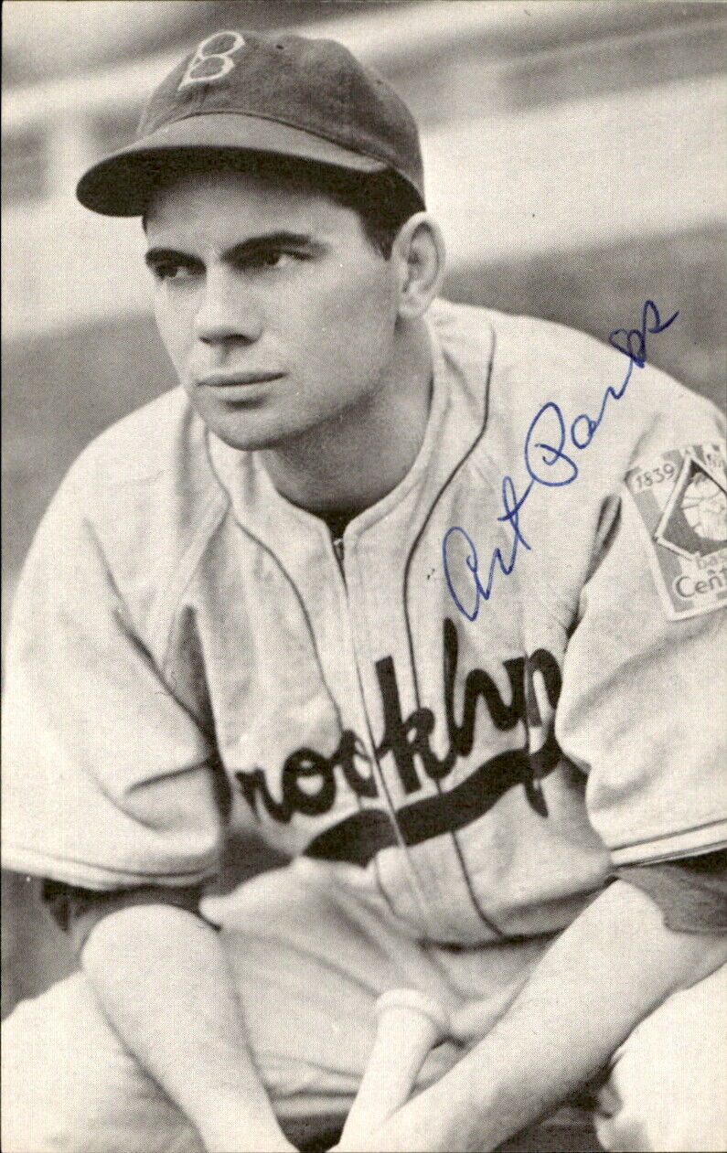 Art Parks Dodgers d. 1989 Signed/Autographed 3x5  Photo 178698
