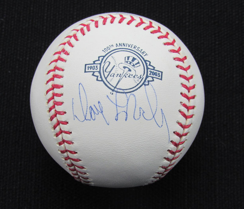 Dave LaRoche Signed/Auto Yankees 100th OML Baseball MAB 187025