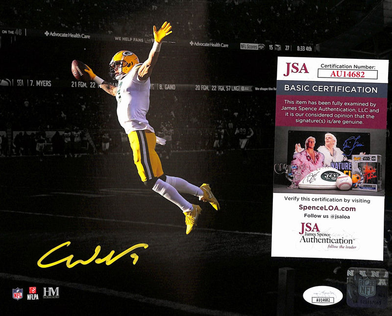 Christian Watson Signed/Autographed 8x10 Photo Green Bay Packers JSA 190183