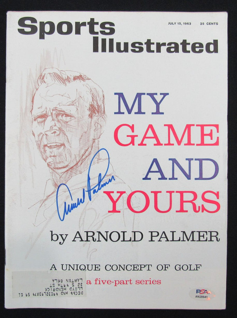 Arnold Palmer PGA HOF Signed/Auto 7/15/63 Sports Illustrated Magazine PSA 185628