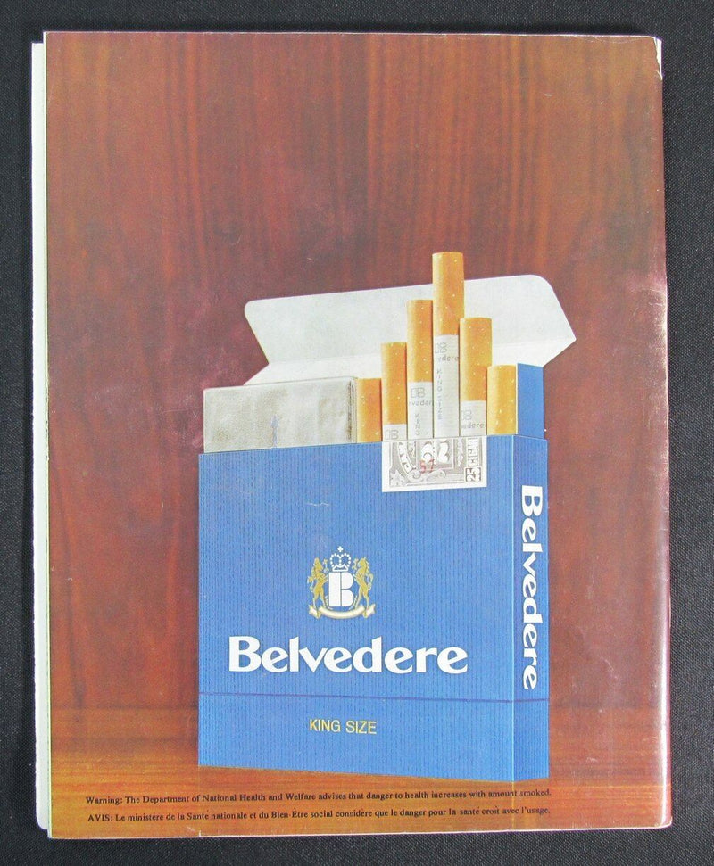 1974 Hockey Magazine Boston Bruins vs. Toronto Maple Leafs Official Program